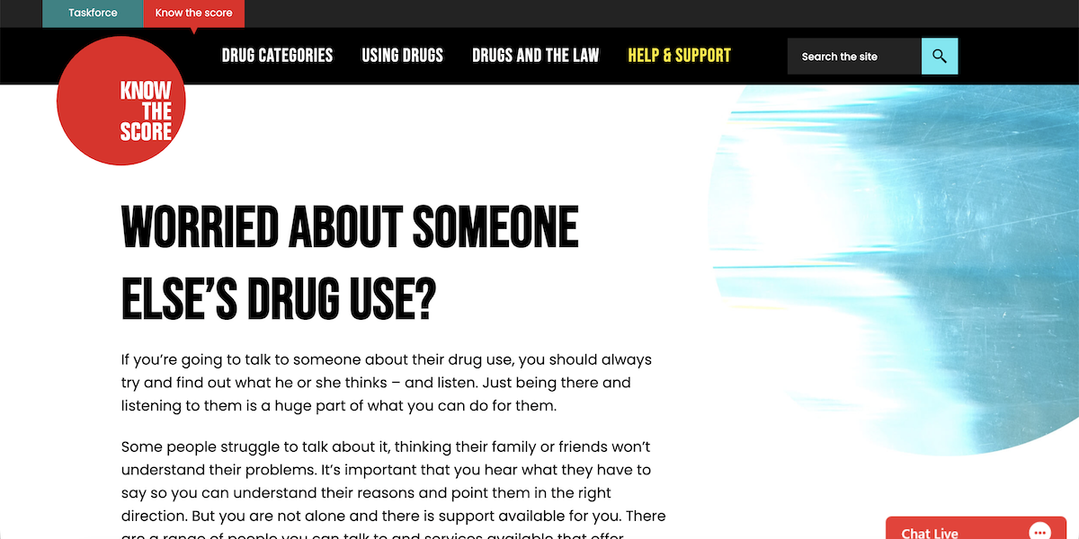 Worried About Someone Else's Drug Use?